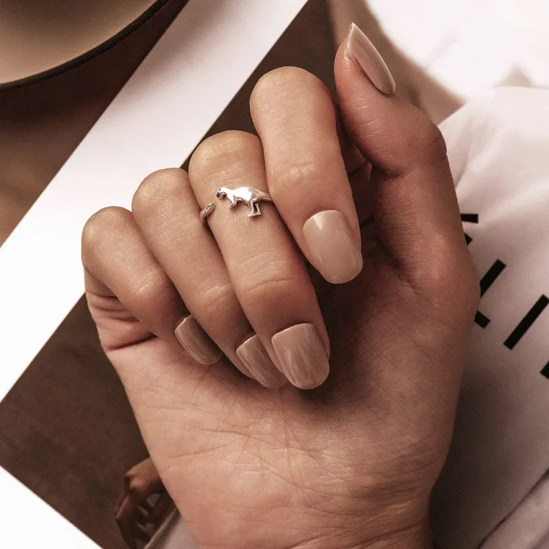 (bilde for) Pandora Style Dinosaur Open Ring - BSR226 - Vis 7