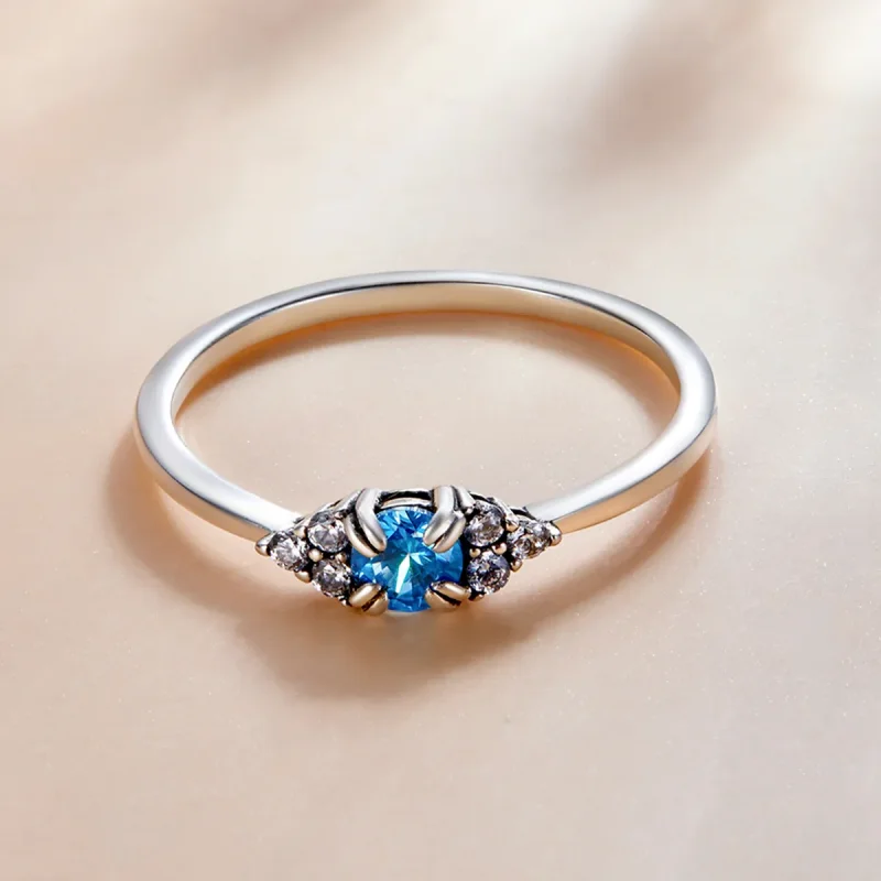 (bilde for) Pandora Style Eternal Love Ring - SCR534-BU - Vis 3