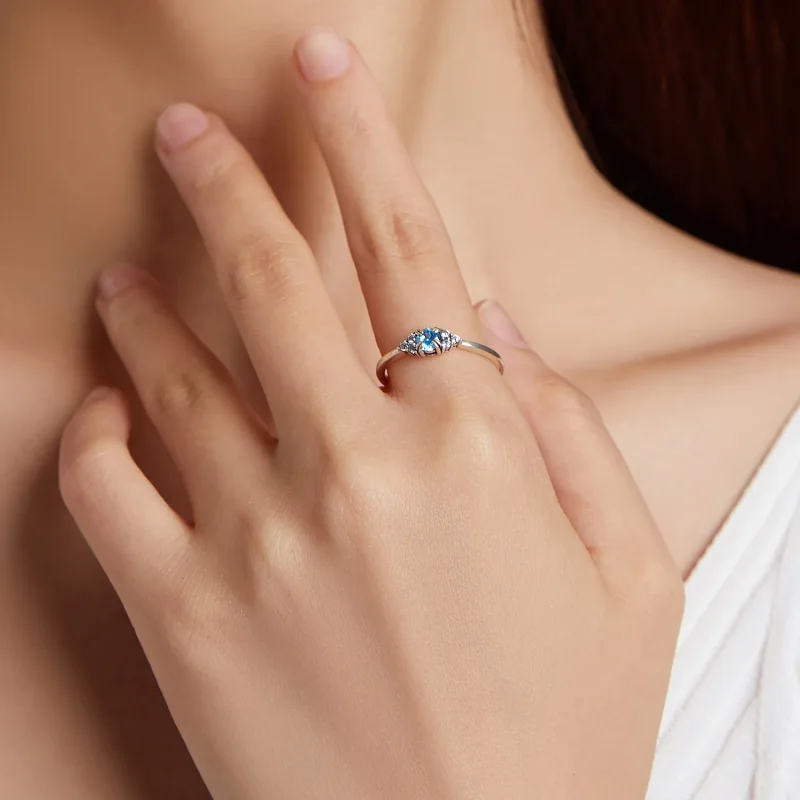 (bilde for) Pandora Style Eternal Love Ring - SCR534-BU - Vis 4