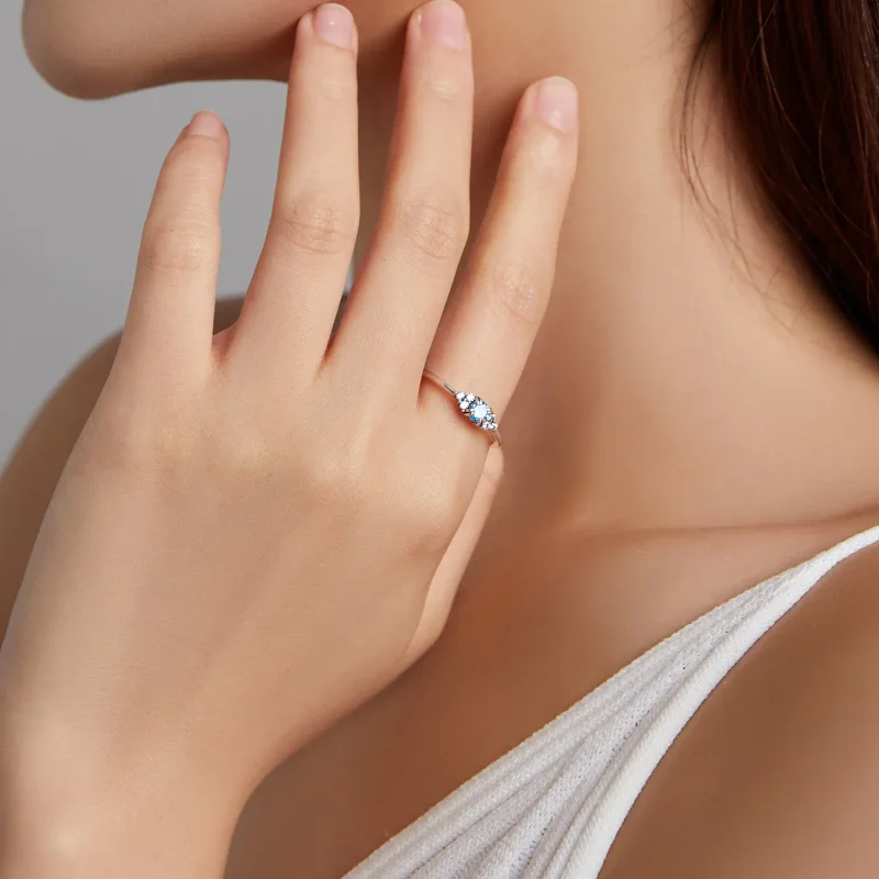 (bilde for) Pandora Style Eternal Love Ring - SCR534-BU - Vis 5
