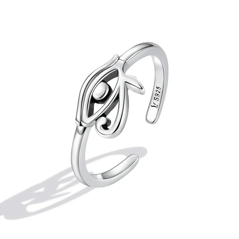 (bilde for) Pandora Style Eye of Horus åpen ring - SCR801 - Vis 2