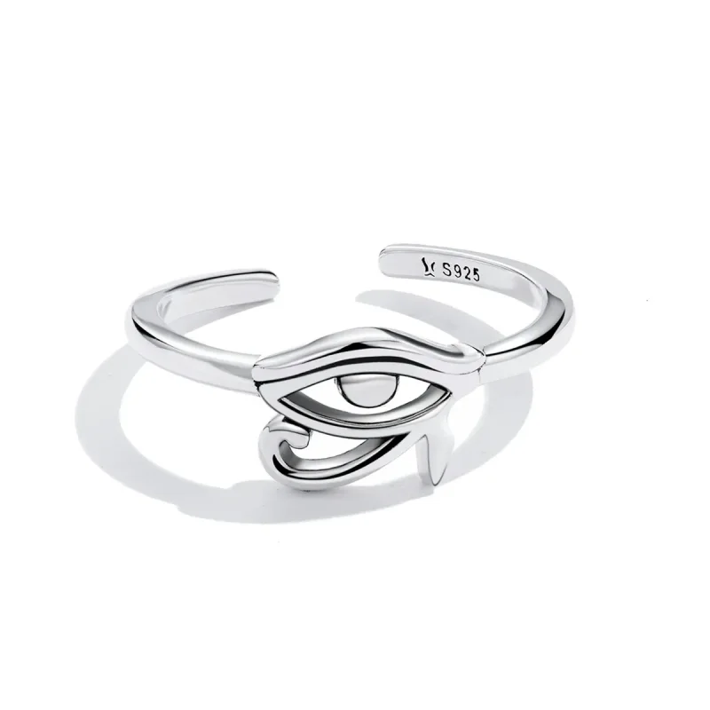 (bilde for) Pandora Style Eye of Horus åpen ring - SCR801 - Vis 3
