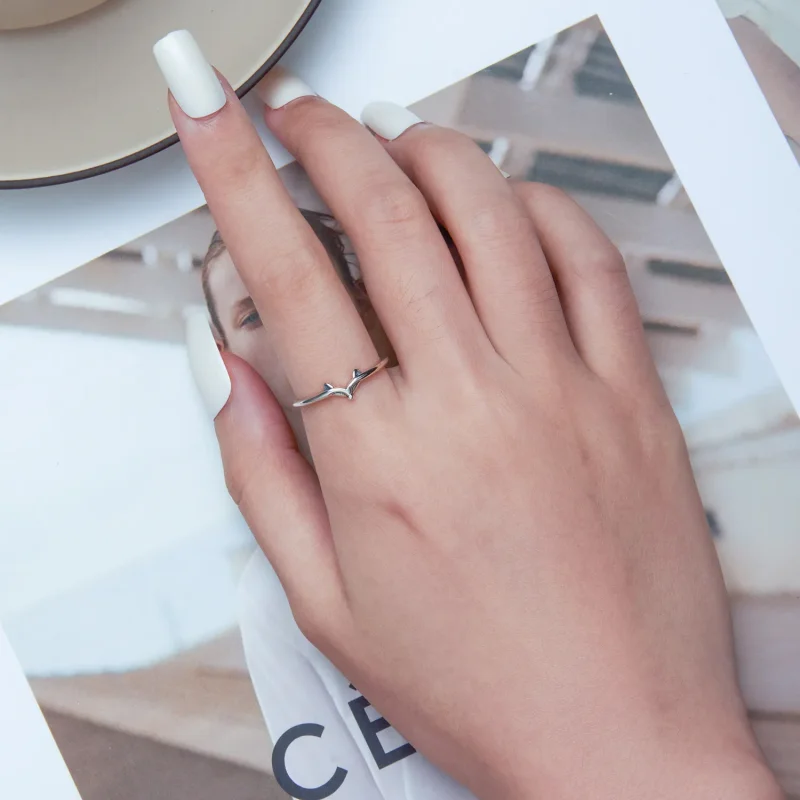 (bilde for) Pandora Style Fox Open Ring - SCR868 - Vis 6