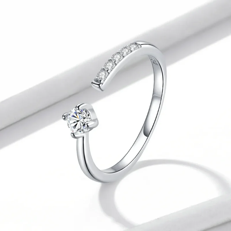 (bilde for) Pandora Style French Simplicity Open Ring - BSR203-A - Vis 2