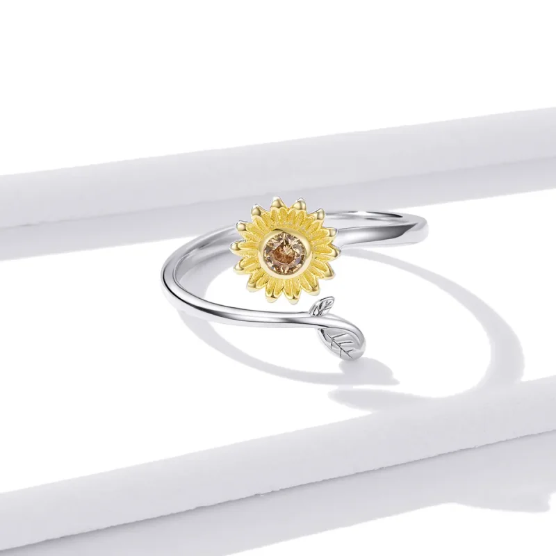 (bilde for) Pandora Style Fresh Daisy Open Ring - BSR127 - Vis 3