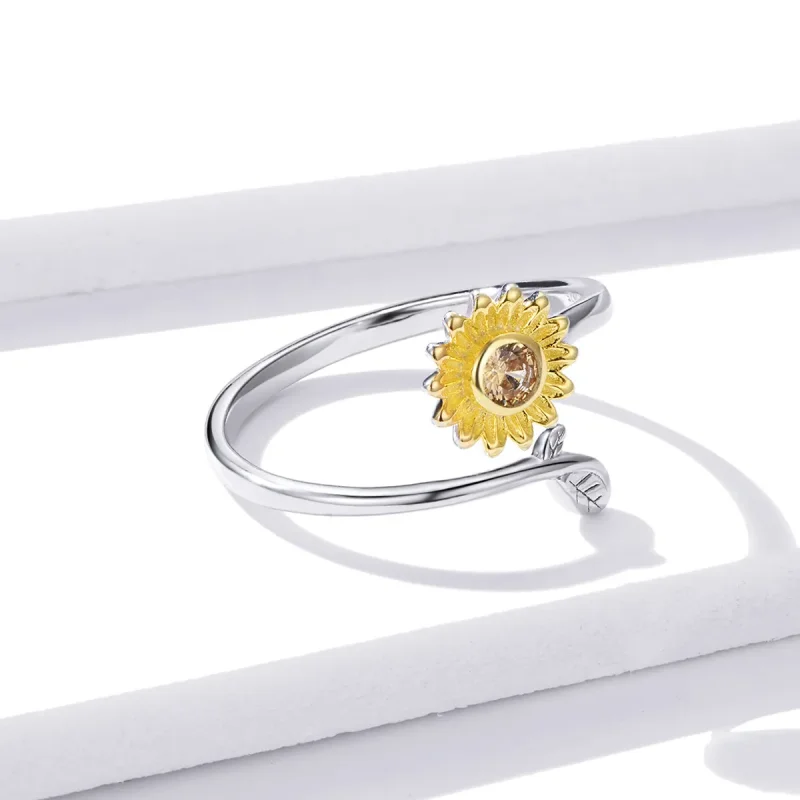 (bilde for) Pandora Style Fresh Daisy Open Ring - BSR127 - Vis 4