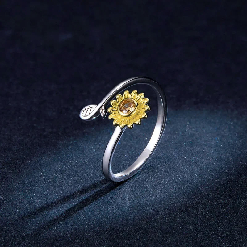 (bilde for) Pandora Style Fresh Daisy Open Ring - BSR127 - Vis 5