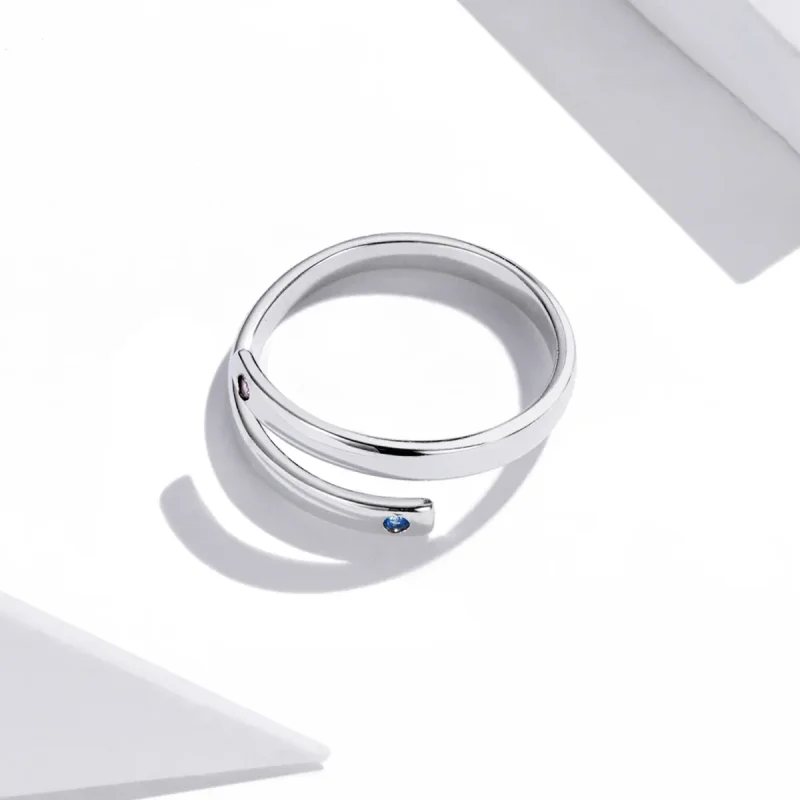 (bilde for) Pandora Style gravert dobbel åpen ring - SCR747 - Vis 4