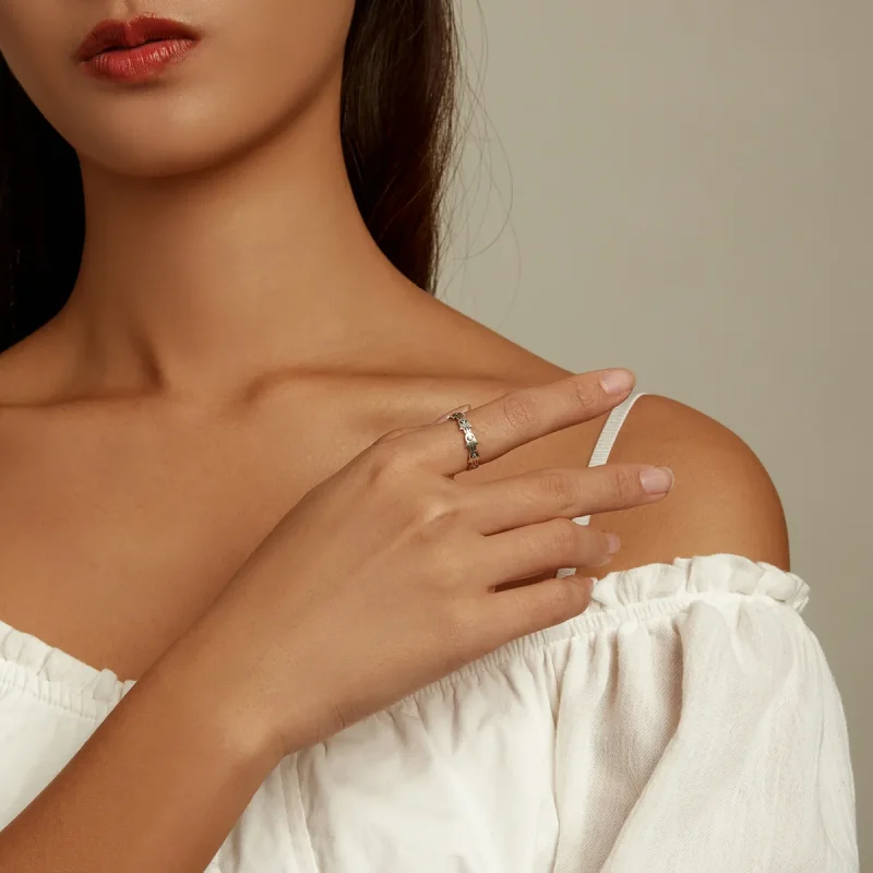 (bilde for) Pandora Style Hand of Fatima Open Ring - BSR237 - Vis 9