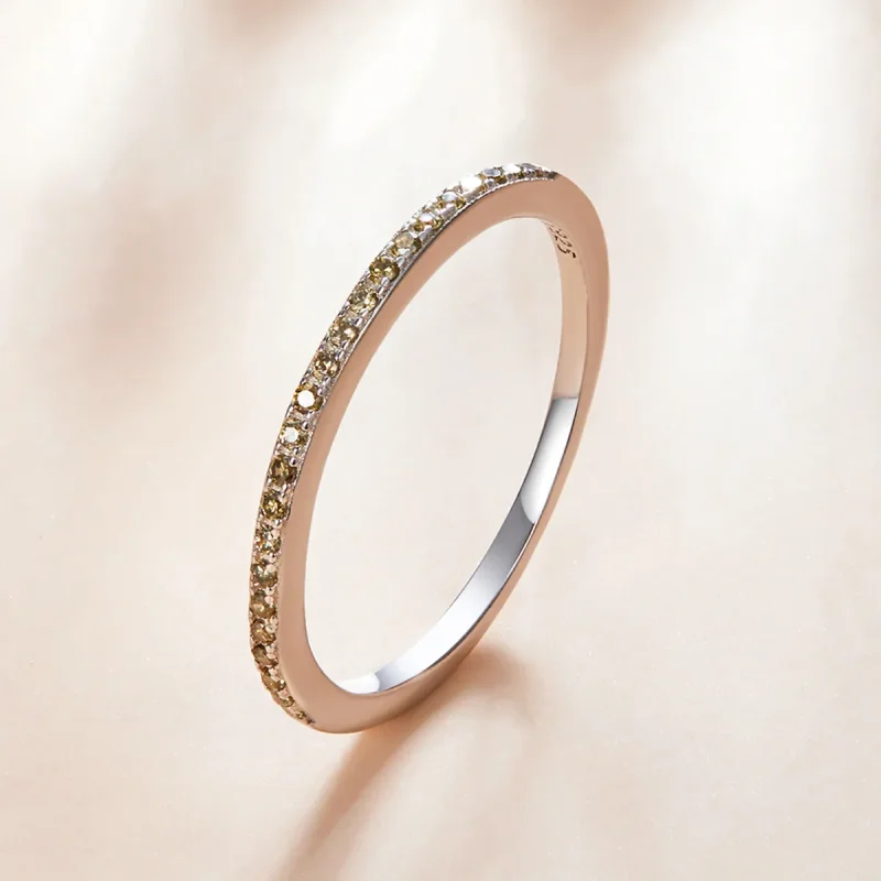 (bilde for) Pandora Style Honorable Queen Halo Ring - SCR740-YE - Vis 3