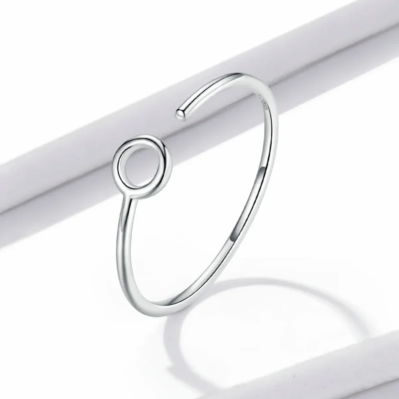 (bilde for) Pandora Style Little Circle Open Ring - BSR204 - Vis 4
