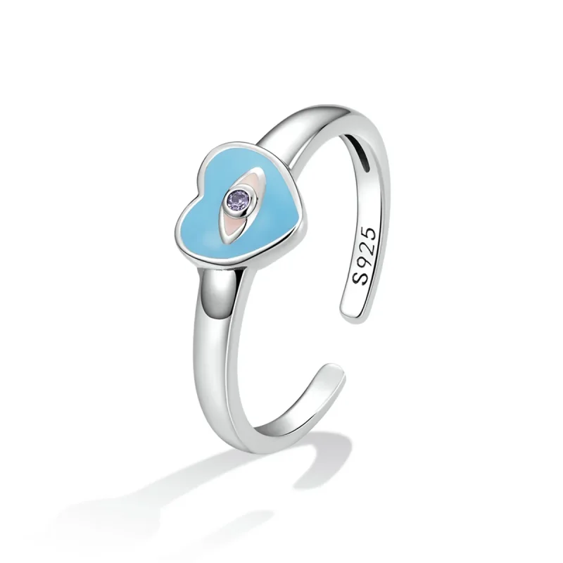 (bilde for) Pandora Style Love Devil Eyes Open Ring - SCR806 - Vis 2