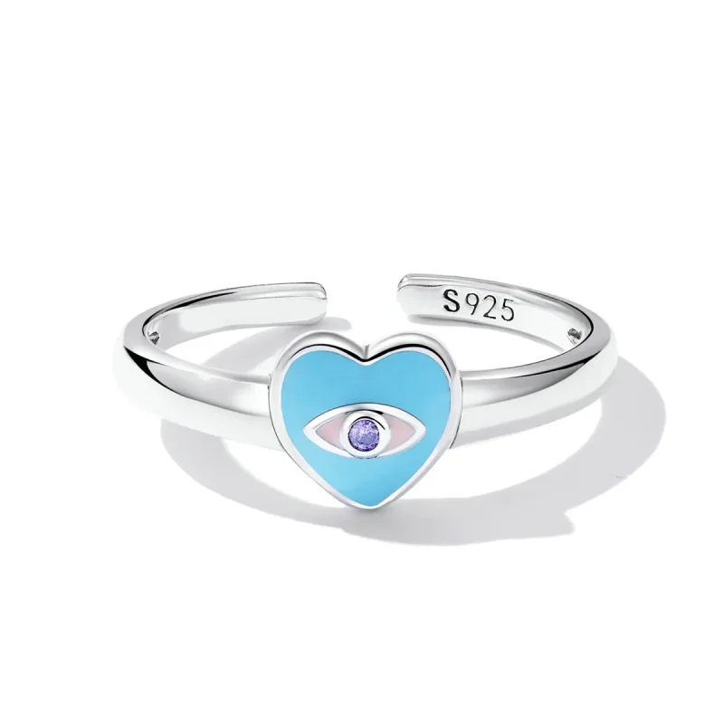 (bilde for) Pandora Style Love Devil Eyes Open Ring - SCR806 - Vis 3