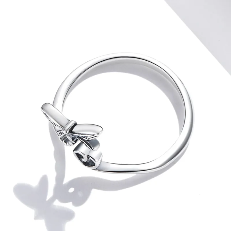 (bilde for) Pandora Style Love Dragonfly Åpen Ring - SCR734 - Vis 4