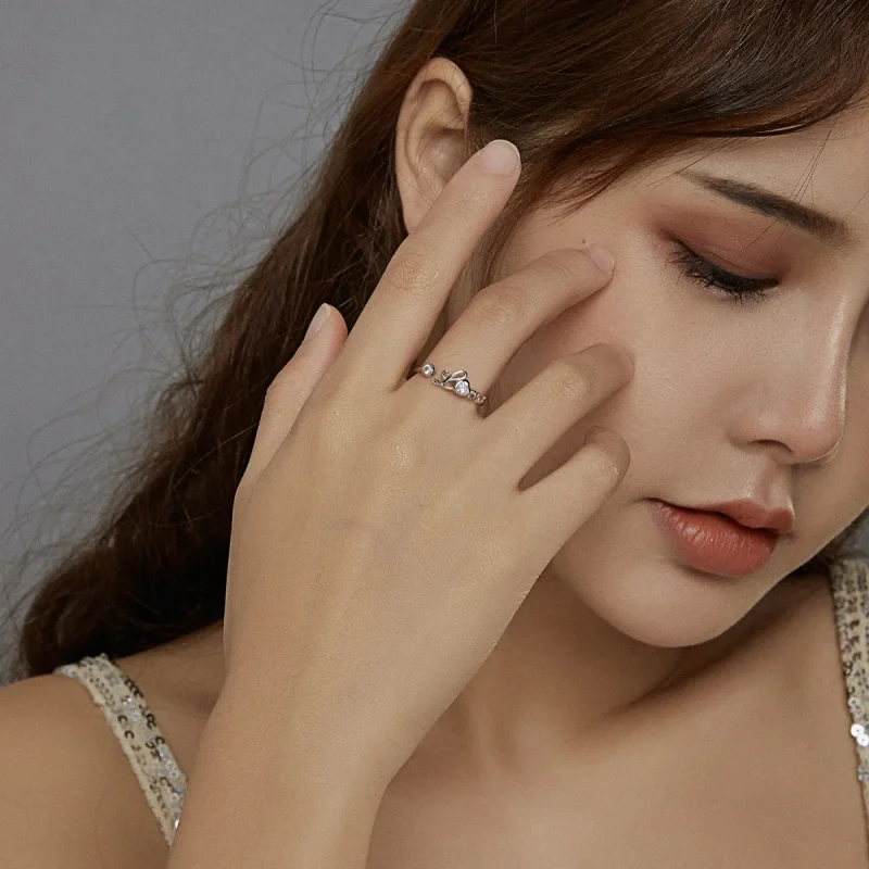 (bilde for) Pandora Style Love Open Ring - BSR146 - Vis 8