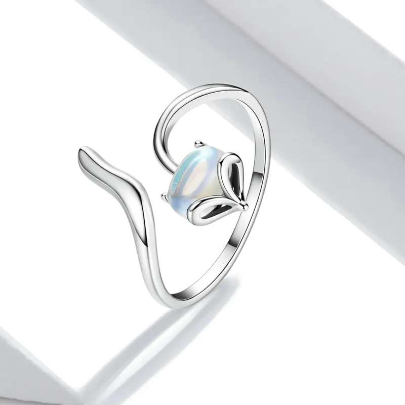 (bilde for) Pandora Style Moonstone Fox Open Ring - SCR756 - Vis 2