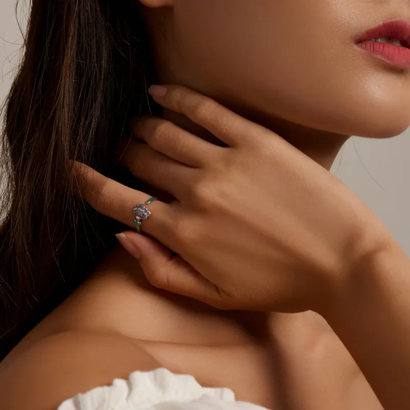 (bilde for) Pandora Style Nellik Åpen Ring - SCR773 - Vis 5