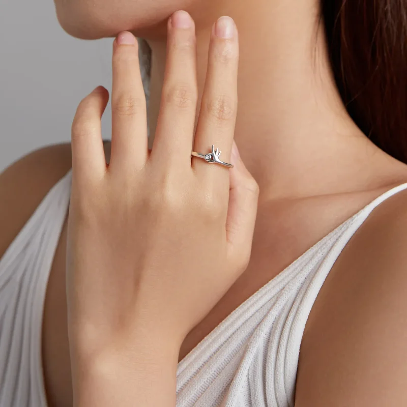 (bilde for) Pandora Style Ok Open Ring - BSR198 - Vis 7