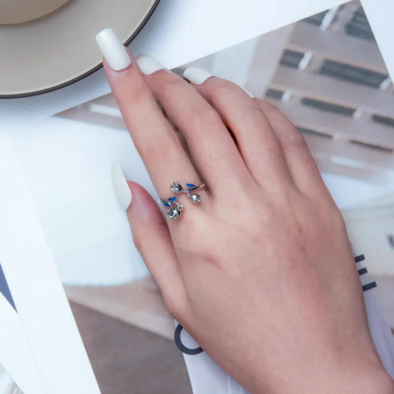 (bilde for) Pandora Style Orchid Open Ring - BSR287 - Vis 6