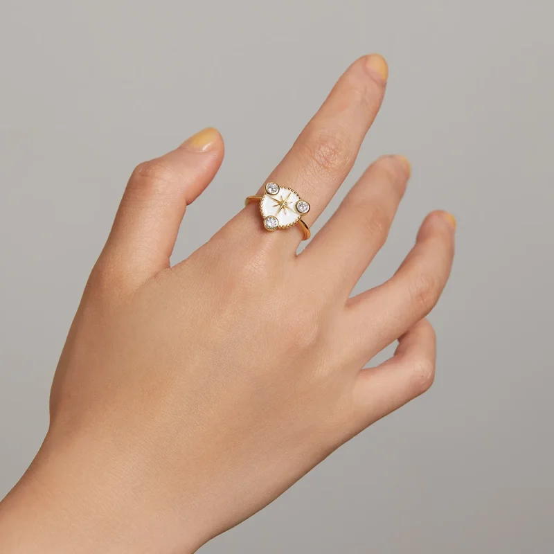(bilde for) Pandora Style Personality Star Åpen Ring - SCR733 - Vis 5