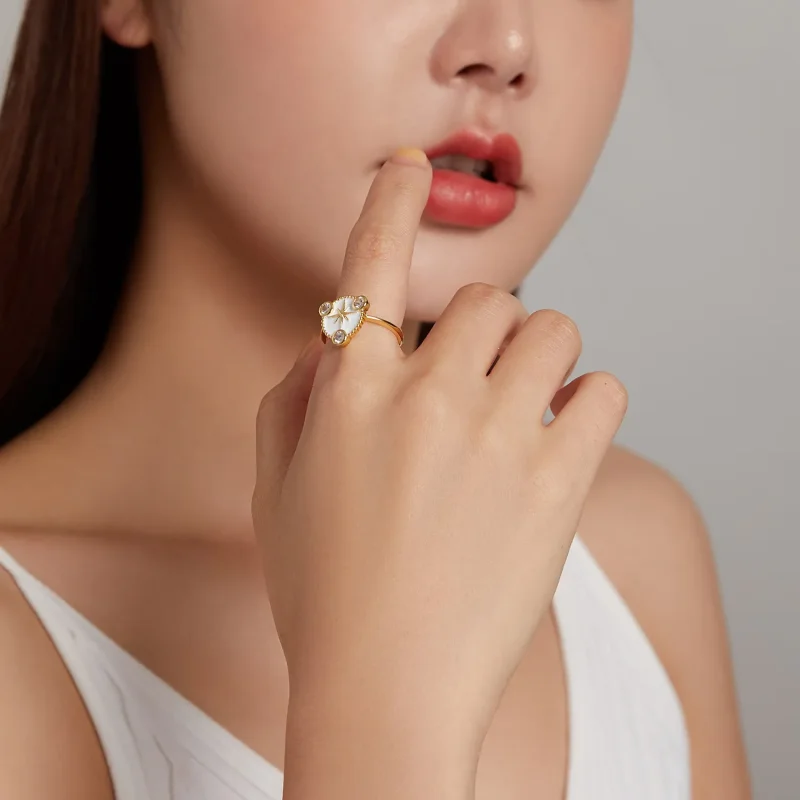 (bilde for) Pandora Style Personality Star Åpen Ring - SCR733 - Vis 8