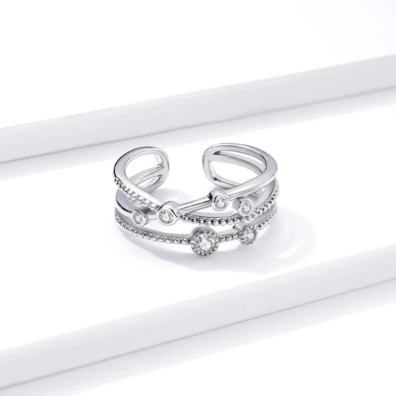 (bilde for) Pandora Style Shine Star Open Ring - BSR162 - Vis 4