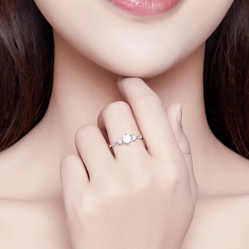 (bilde for) Pandora Style Silver Cherise Ring - SCR568 - Vis 7