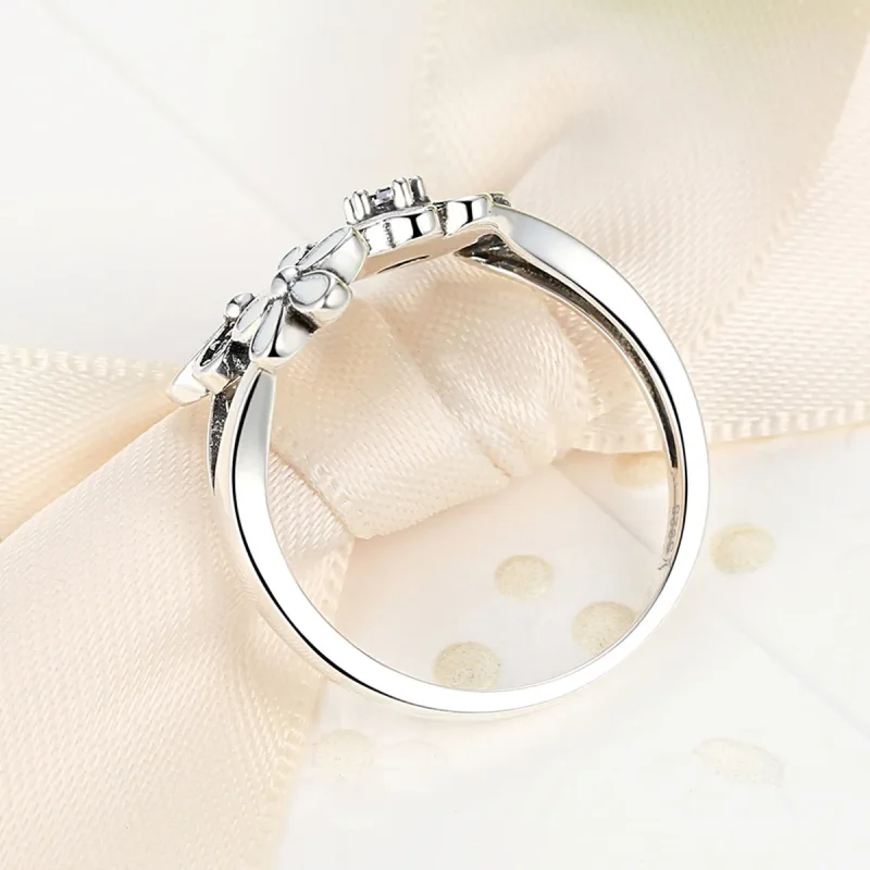 (bilde for) Pandora Style Silver Cherry Blossom Ring - SCR004 - Vis 3
