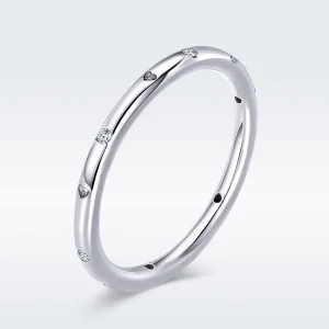 (bilde for) Pandora Style Silver Contracted Alves Ring - SCR374
