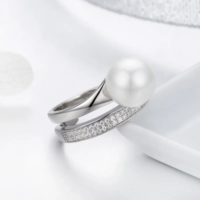 (bilde for) Pandora Style Silver Declaration of Grace Ring - SCR231 - Vis 6