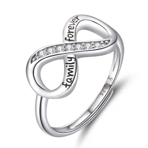 (bilde for) Pandora Style Silver Endless Love Open Ring - SCR579