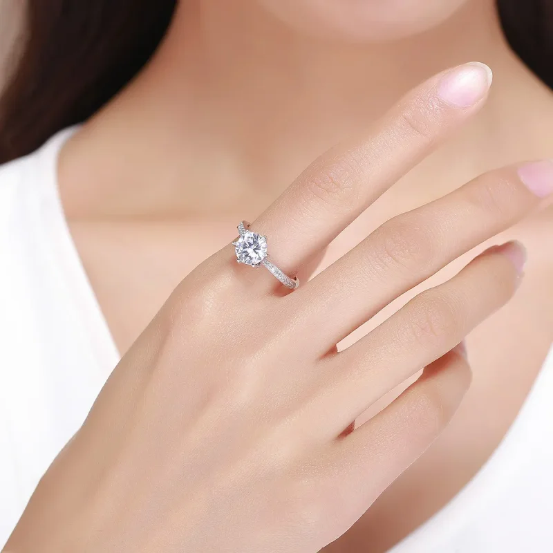 (bilde for) Pandora Style Silver Eternity Ring - SCR342 - Vis 3