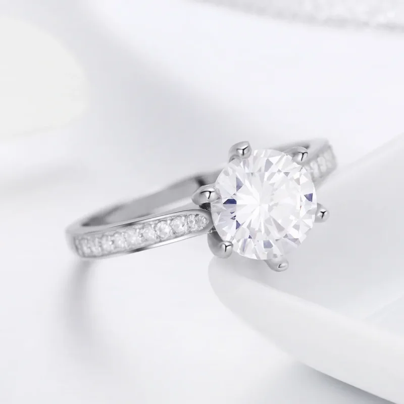 (bilde for) Pandora Style Silver Eternity Ring - SCR342 - Vis 5