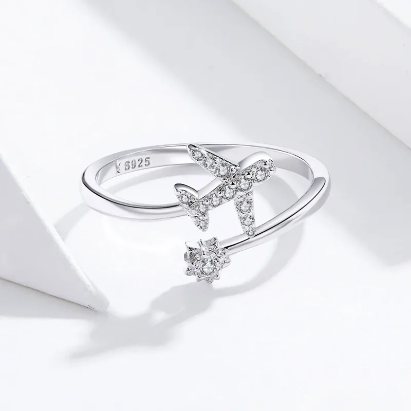 (bilde for) Pandora Style Silver Faraway Open Ring - SCR623 - Vis 2