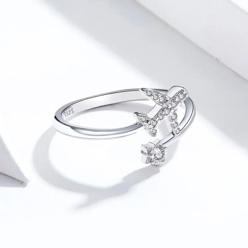 (bilde for) Pandora Style Silver Faraway Open Ring - SCR623 - Vis 3
