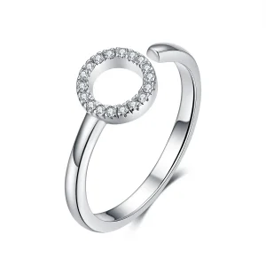 Pandora Style Silver Halo Open Ring - SCR545 (bilde for) Pandora Style Silver Halo Open Ring - SCR545