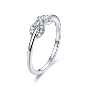 (bilde for) Pandora Style Silver Infinite Love Ring - SCR494