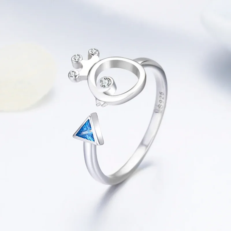 (bilde for) Pandora Style Silver King of Fish Ring - SCR079 - Vis 3