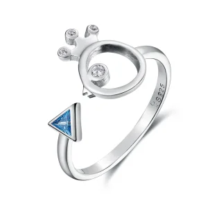 Pandora Style Silver King of Fish Ring - SCR079 (bilde for) Pandora Style Silver King of Fish Ring - SCR079