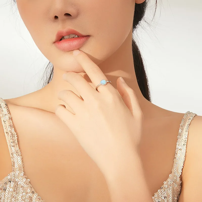 (bilde for) Pandora Style Silver Kitty In Shine Open Ring - SCR651 - Vis 5