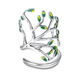 (bilde for) Pandora Style Silver Life Tree Ring - SCR454