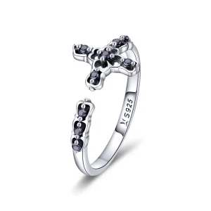 (bilde for) Pandora Style Silver Light of The Cross Ring - SCR447
