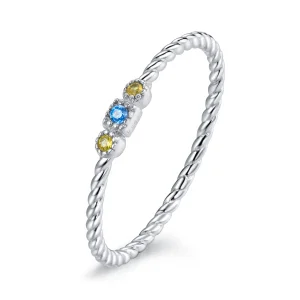 (bilde for) Pandora Style Silver Love of Rainbow Ring - SCR721