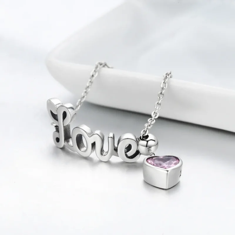 (bilde for) Pandora Style Silver Love Ring - SCR246 - Vis 5