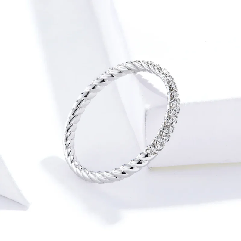 (bilde for) Pandora Style Silver Love Ring - SCR624 - Vis 4
