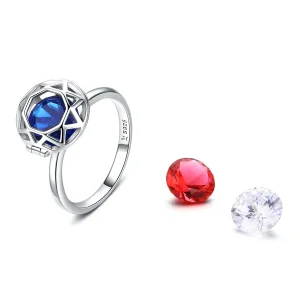 (bilde for) Pandora Style Silver Love Testimony Ring - SCR492