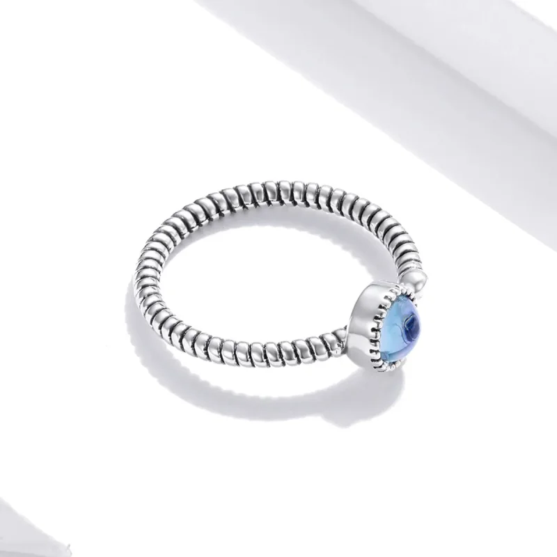 (bilde for) Pandora Style Silver Moonlight Lover Åpen Ring - SCR698 - Vis 4