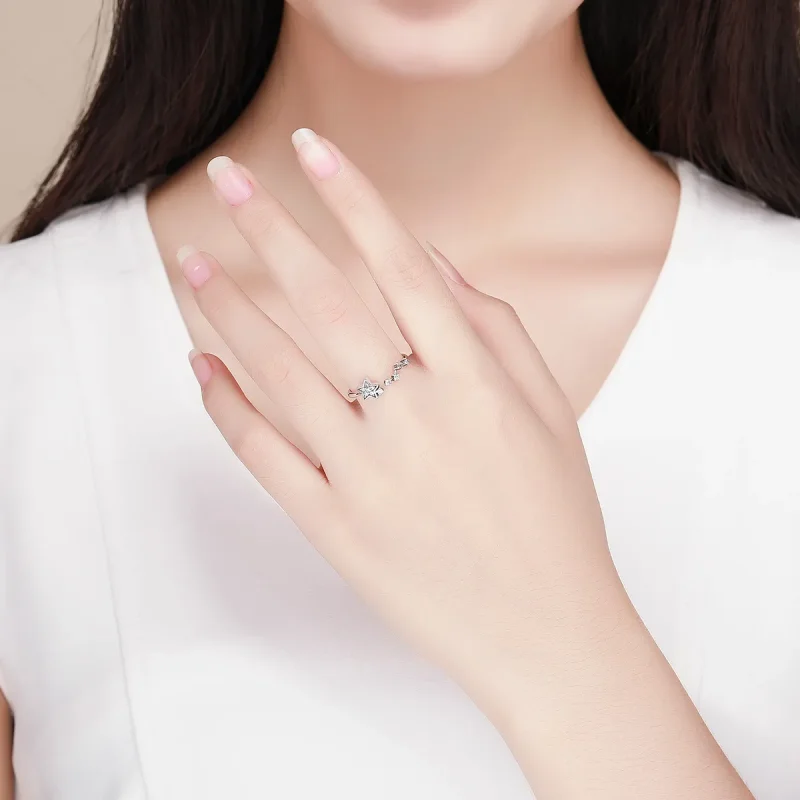(bilde for) Pandora Style Silver Secret of Stars Ring - SCR440 - Vis 5