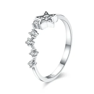 (bilde for) Pandora Style Silver Secret of Stars Ring - SCR440