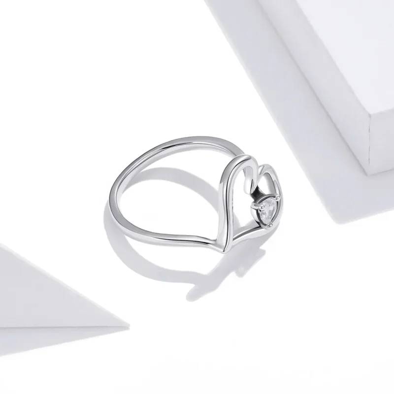 (bilde for) Pandora Style Silver Shining Wish Ring - SCR700 - Vis 3